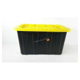 HDX 27 gallon heavy-duty tote with lid