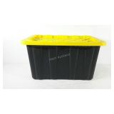 HDX 27 gallon heavy-duty tote with lid