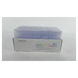 Box of Memorex slim clear Jewel CD cases