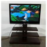 Panasonic Viera 50" television with three tiered