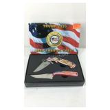 Donald Trump 2020 commemorative knife set