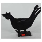 Cast iron chicken boot jack, 10.5" x 11"