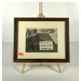 Glen Echo Trolley picture, framed and matted,