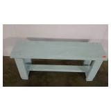 Painted bench, 11 x 42 x 18