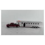 Toys, Ford F350 super duty truck and livestock