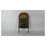 Washboard with faded graphics, 12.5" × 24.5"