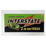 Advertising,  two sided poly Interstate Batteries