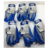 Six pairs of Camco tools gloves large 9in