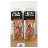 Logic fishing lures, case of 12 scented tandem