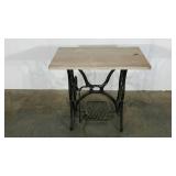 Singer sewing table base, wrought iron, nice