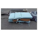 Outdoor Chair Cushions, one has worn/hole spot,
