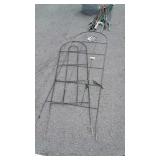Two light iron works Flower Trellises