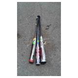 3 aluminum Ball Bats