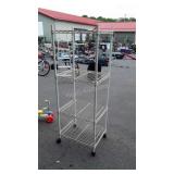 Portable Metro Style Storage Rack, 24x18x64" tall
