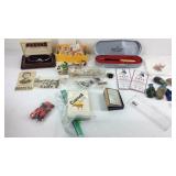 Camel playing cards, gemstones, 1989 JMU ticket