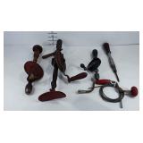 Tools, lengthening screwdriver, and hand drills