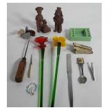 Mixed group, includes window locks, ash tray,