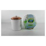 Kitchenwares, includes canister (9") and fruit