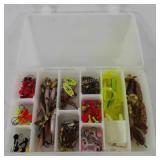 Fishing tackle organizer full of Meps comet 3