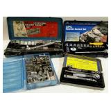 Group of ratchets and sockets.