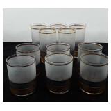 Glassware, includes six Culver lowball glasses