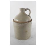 Stoneware whiskey jug, 14.5", has chip on bottom,