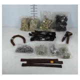 Hardware, bolts, wing nuta, horseshoe, railroad