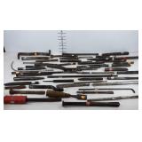 Large group of chisels