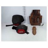 Klein Tools leather tool belt, Craftsman knee