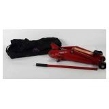 2 ton hydraulic floor jack and Spalding bag