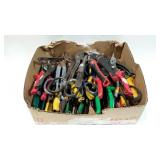 Flat full of snips. Assorted styles and brands.