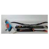 Archery group, Easton recurve bow, arrows, and