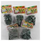 Plastic Army men, five bags, new old stock