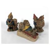 Tom Clark Cairn Studios gnomes, Happy New Year