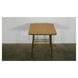 Record player stand with record storage, vinyl