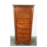 Lingerie and jewelry armoire with hidden