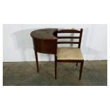 Telephone table, age wear and damage  as shown