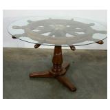 Nautical themed dining table. Ship