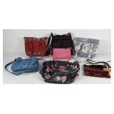 Group of purses/handbags, includes Vera Bradley