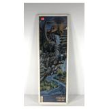 Dinosaur poster, framed, 13x37