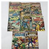 Comic books, eight titles including War of the