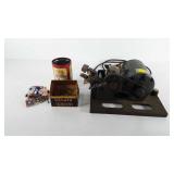 Tools, key cutting machine (powers up), blank
