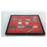 Small collectibles in 12 x 16 display tray