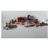 Toys, includes cars, stuffed animals, horses,