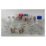 Glassware, collectible cups, Coke glass, White