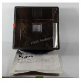 Kräus undermount cut-out sink basin, stainless