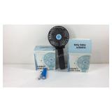 Two new mini handy fans rechargeable