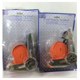 Two ratchet tie downs 2inx20