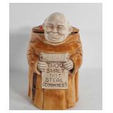 Ceramic cookie jar "Though Shalt not steal