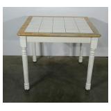 Small tile top kitchen table. Needs some